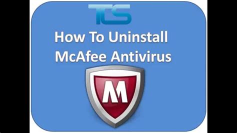 uninstall mcafee antivirus